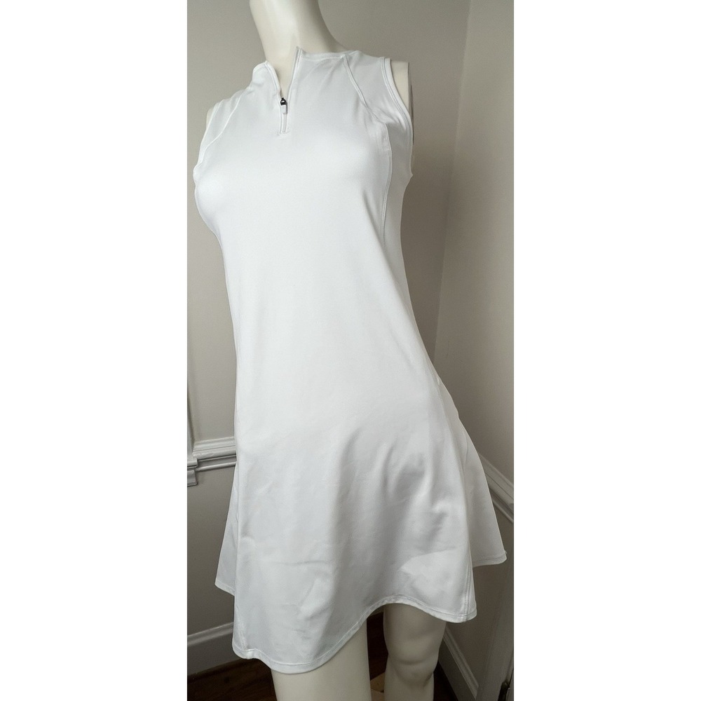 MTA Sport Dress White Polyester A Line Casual Tennis Pickleball Athletic Small